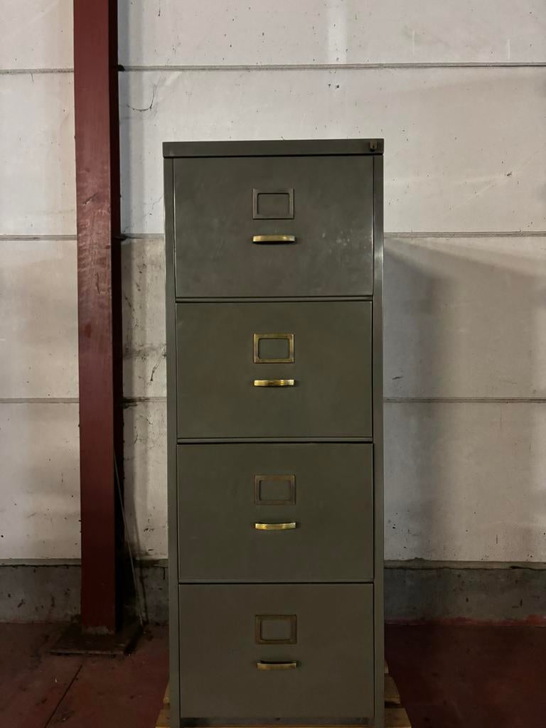 Vintage archiefkast, Ophalen, Gebruikt