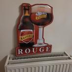 Plaque en métal kasteel rouge, Enlèvement ou Envoi