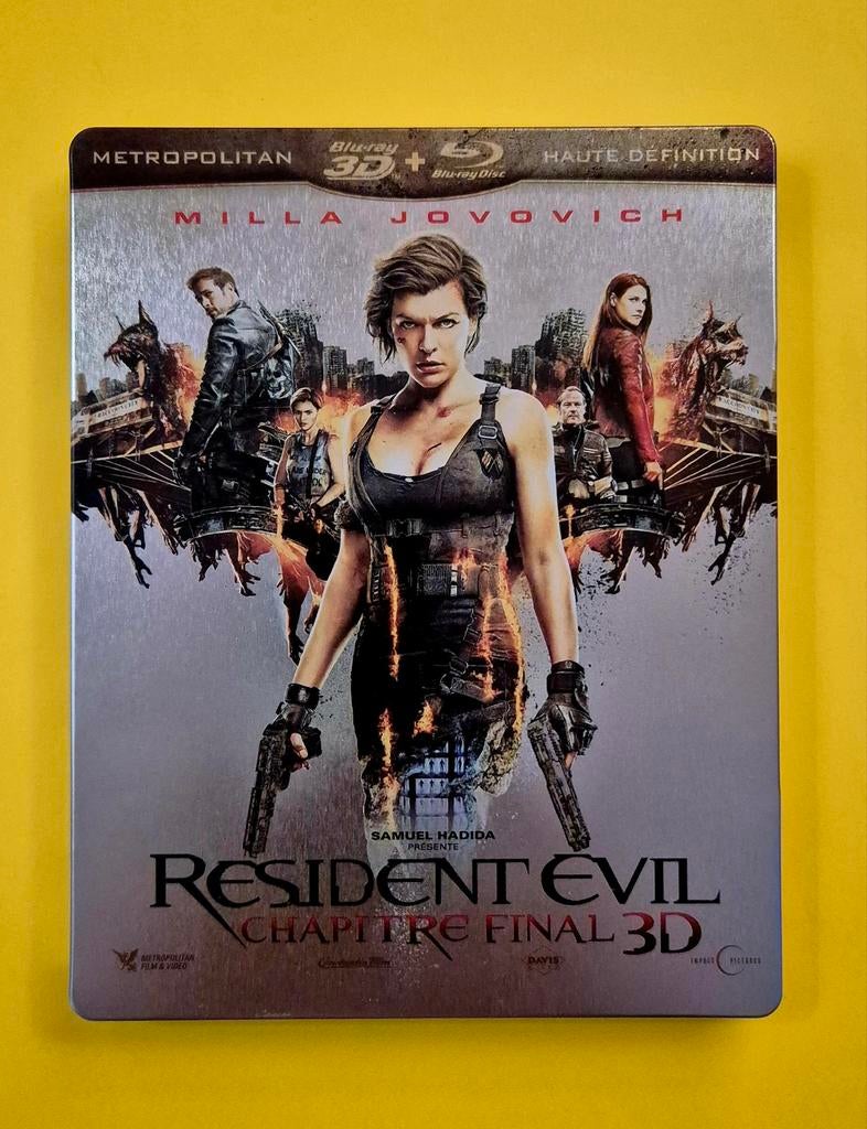 Coffret 2x Blu Ray 3D 📀 Resident Evil 6 Chapitre Final, CD & DVD, Blu-ray, Comme neuf, Horreur, 3D, Coffret, Enlèvement ou Envoi