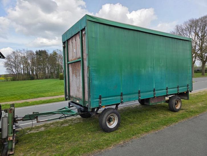 8 tons GWL Gijzen landbouwwagen schamelwagen tuinbouw, Articles professionnels, Machines & Construction | Pompes & Compresseurs