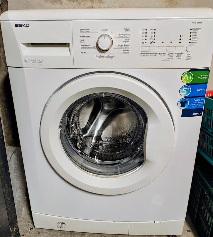 Beko wasmachine, model WMB 51421, 5 kg, Elektronische apparatuur, Wasmachines, Ophalen