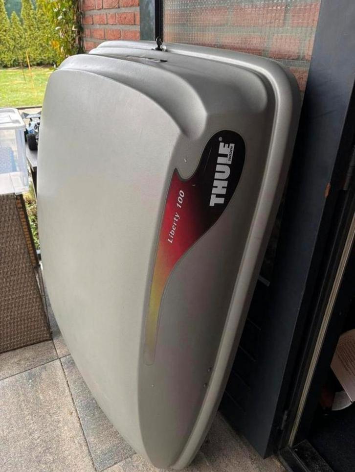 Coffre de toit Thule 100, Autos : Divers, Coffres de toit, Enlèvement