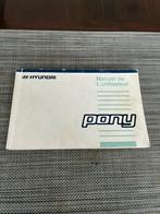 notice mode d’emploi Hyundai pony 1993, Enlèvement