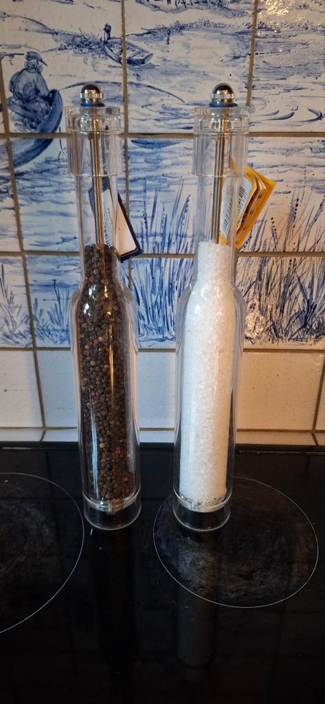 Peugeot Zout- en Pepermolen set in Acryl 35cm hoog en Nieuw!, Electroménager, Pompes à bière, Enlèvement ou Envoi