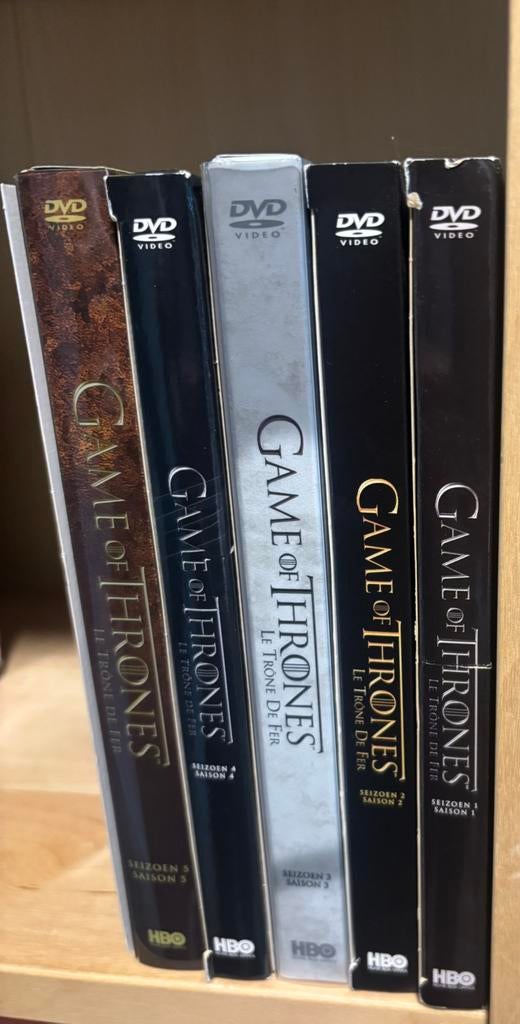 DVD de Game of Thrones — saisons 1 à 5, CD & DVD, DVD | TV & Séries télévisées, Utilisé, Drame, Coffret, Enlèvement