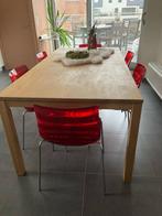 8x Eetkamerstoelen Calligaris, Rouge, Synthétique, Enlèvement, Cinq, Six Chaises ou plus