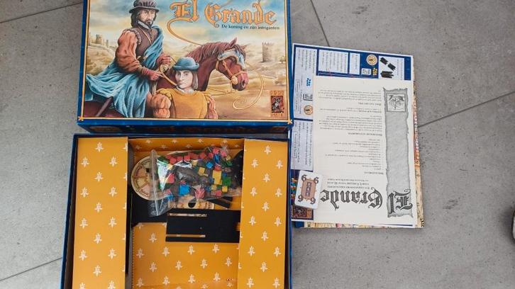 bordspel 999 games inhoud seal El Grande, Hobby en Vrije tijd, Gezelschapsspellen | Bordspellen, Nieuw, Een of twee spelers, Drie of vier spelers