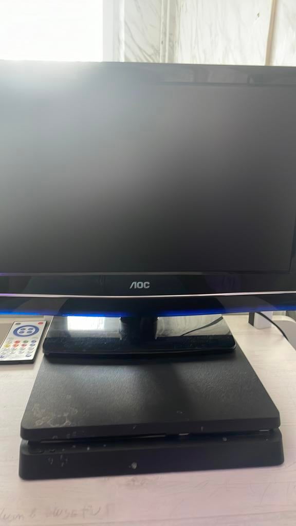 Ps4 slim zwart, Ophalen, Zo goed als nieuw, Slim