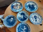 Lot de 6 assiettes/plats en porcelaine de Delft, Antiquités & Art, Enlèvement