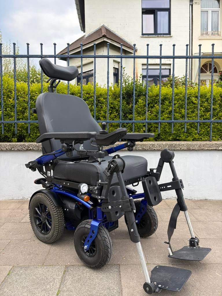 Fauteuil roulant électrique Vermeiren Forest F3 état neuf, Enlèvement ou Envoi, Pliant, Comme neuf, Fauteuil roulant électrique