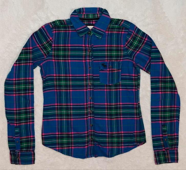 Chemise à carreaux Abercrombie & Fitch pour femmes S bleu ro, Vêtements | Femmes, Blouses & Tuniques, Envoi