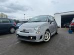 Abarth 500C 1.4 T-Jet — Cabrio — 100.000km — GARANTIE, Auto's, Abarth, Zwart, 4 cilinders, Cabriolet, Leder