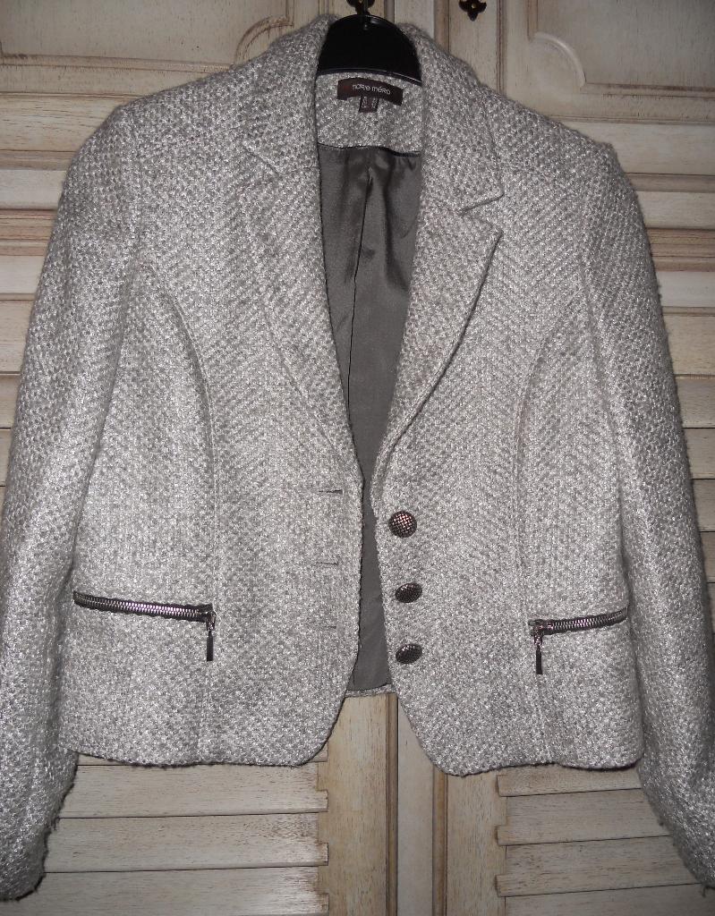 vest Marie Méro maat 42 grijs, Verzenden, Maat 42/44 (L), Marie Méro, Zo goed als nieuw