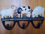 Triple crochet en fonte animaux coloré - Neuf, Jardin & Terrasse, Enlèvement, Neuf