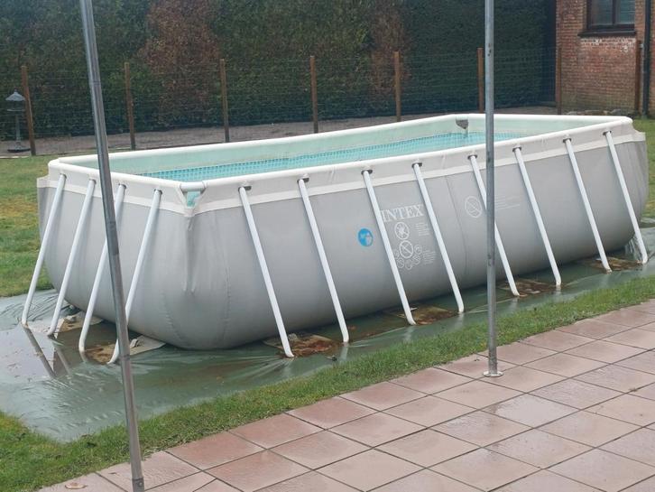 Zwembad Intex 2 op 4m en 1m20 hoog, Tuin en Terras, Zwembaden, Ophalen