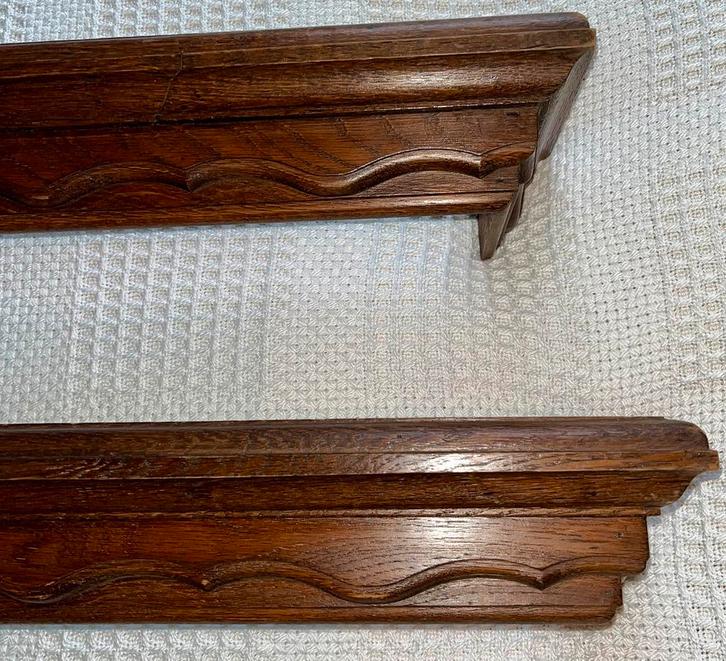 Cache-rails Art Nouveau en chêne (( 1920) – lot de 2, Antiquités & Art, Antiquités | Accessoires de maison, Enlèvement