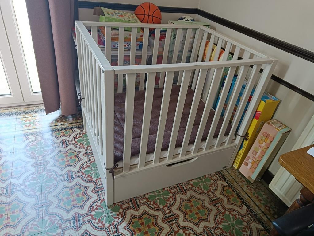 Babypark met matras, matrasbeschermer en 2 matjes, Kinderen en Baby's, Babyparken, Ophalen