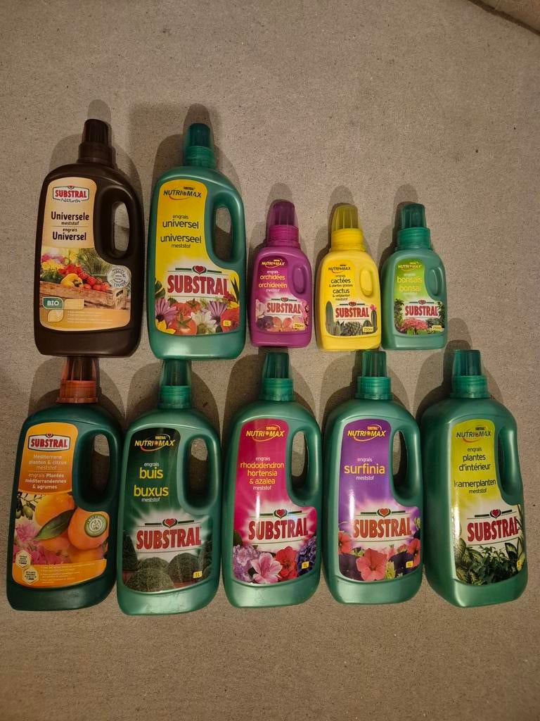 Divers engrais liquide Substral, Jardin & Terrasse, Engrais