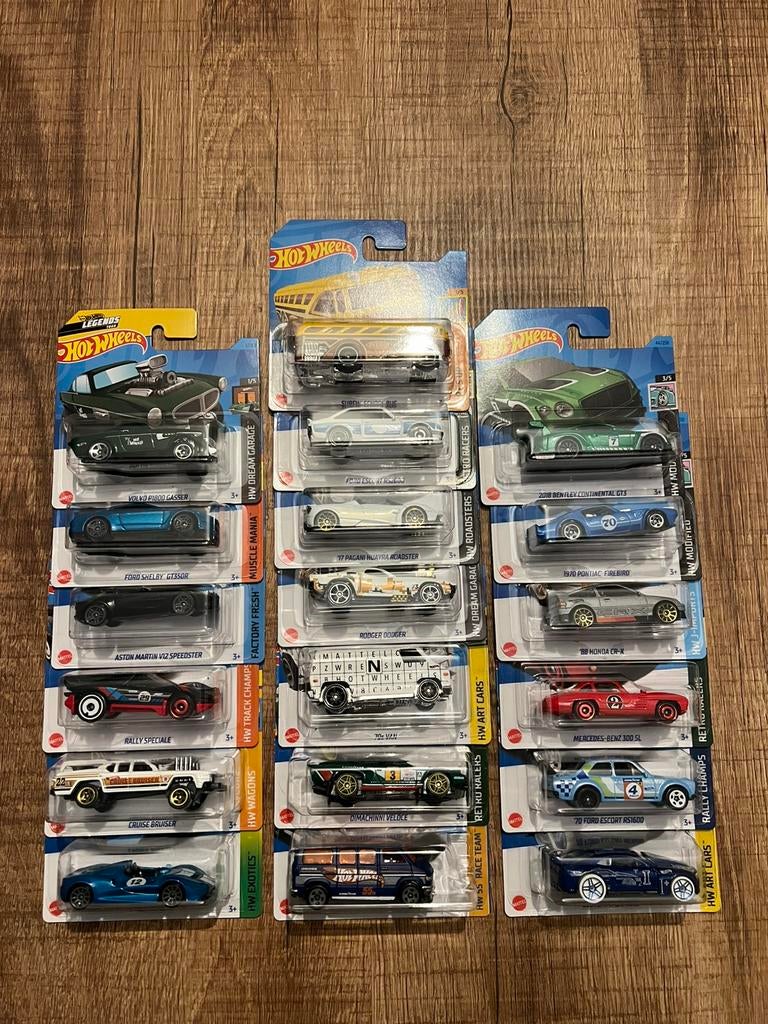 Hot Wheels 19 Stuks Lot Auto’s Nieuw, Ophalen, Nieuw