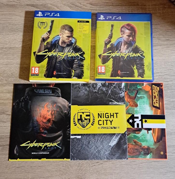 Cyberpunk 2077 (Met extra's) - PS4, Consoles de jeu & Jeux vidéo, Jeux | Sony PlayStation 4, Comme neuf, Jeu de rôle (Role Playing Game)