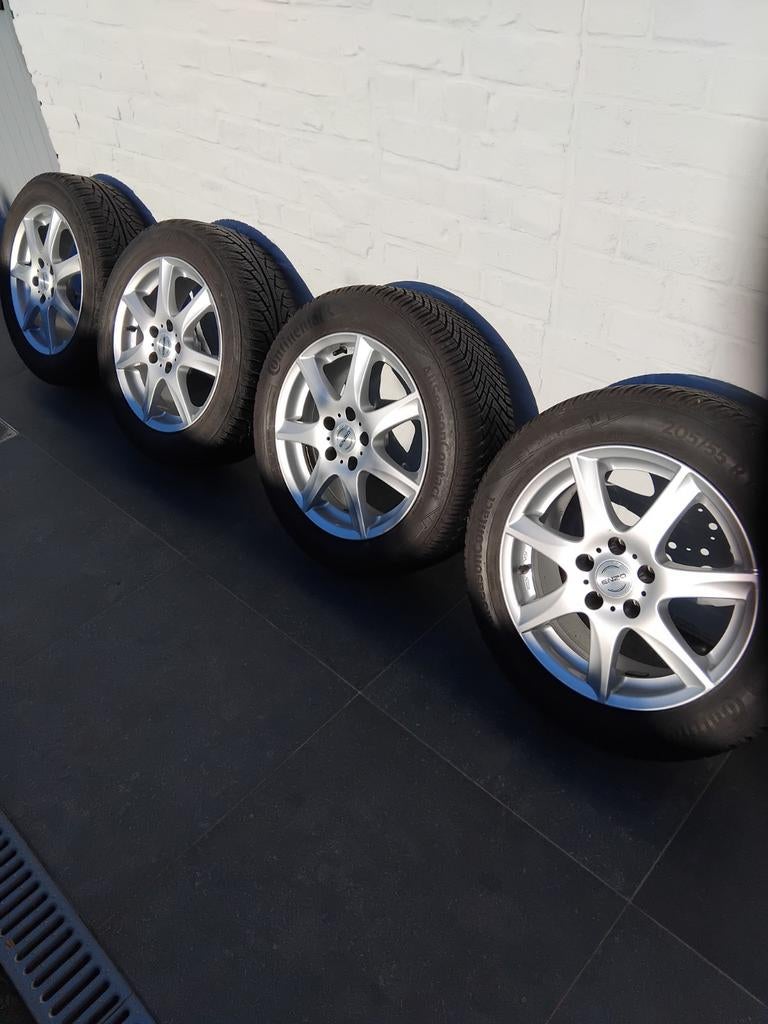 Winterset steek 5x110 16inch (opel), Auto-onderdelen, Banden en Velgen, Ophalen, Winterbanden