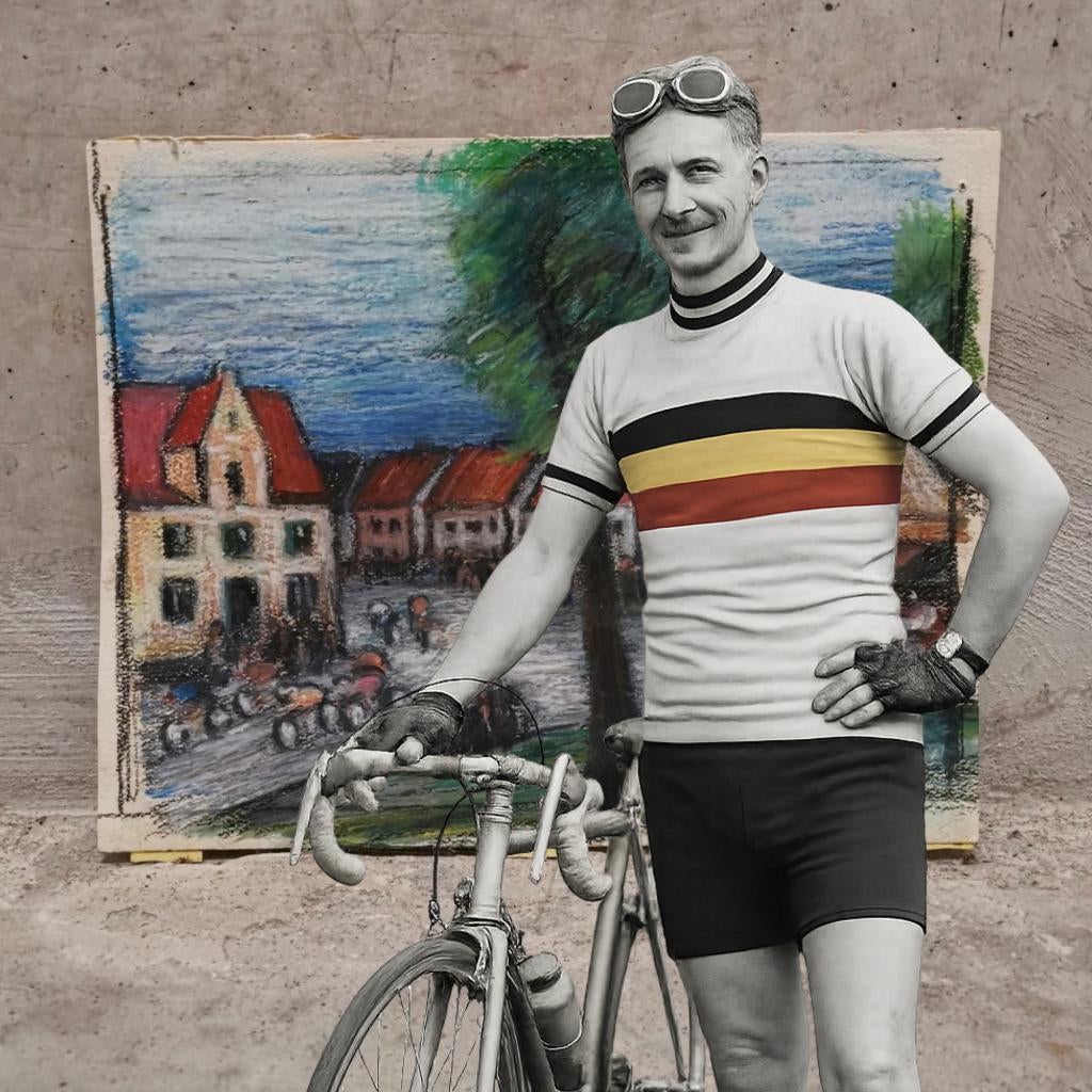 Kermiskoers in Vlaanderen (ca 1950) - Gaston Willemsen, Antiek en Kunst, Ophalen