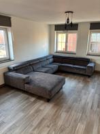 Grijze U - hoekzetel, Ophalen, Zo goed als nieuw, Stof