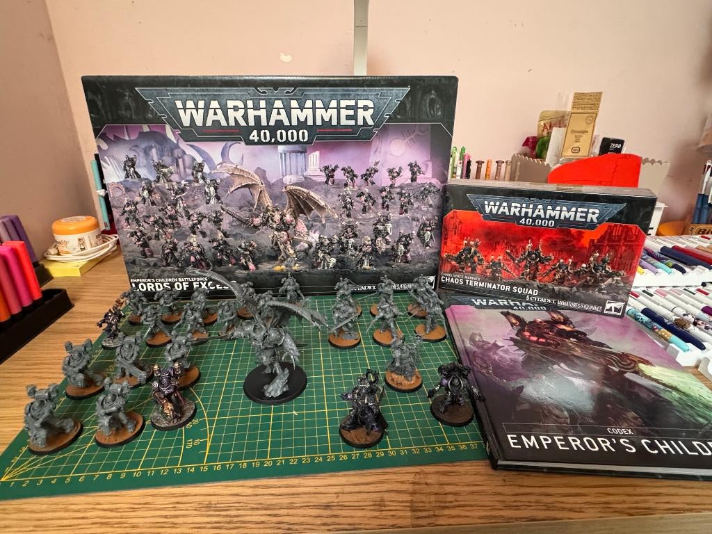 Warhammer 40000 (40k) - Emperor’s Children, Hobby & Loisirs créatifs, Wargaming, Comme neuf, Warhammer 40000, Enlèvement