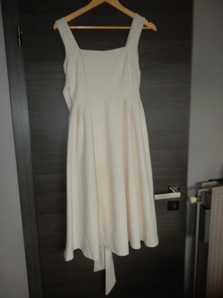 nr.302 - Jurk offwhite Dazy - smal, Vêtements | Femmes, Robes, Enlèvement ou Envoi, Autres couleurs, Taille 36 (S), Comme neuf