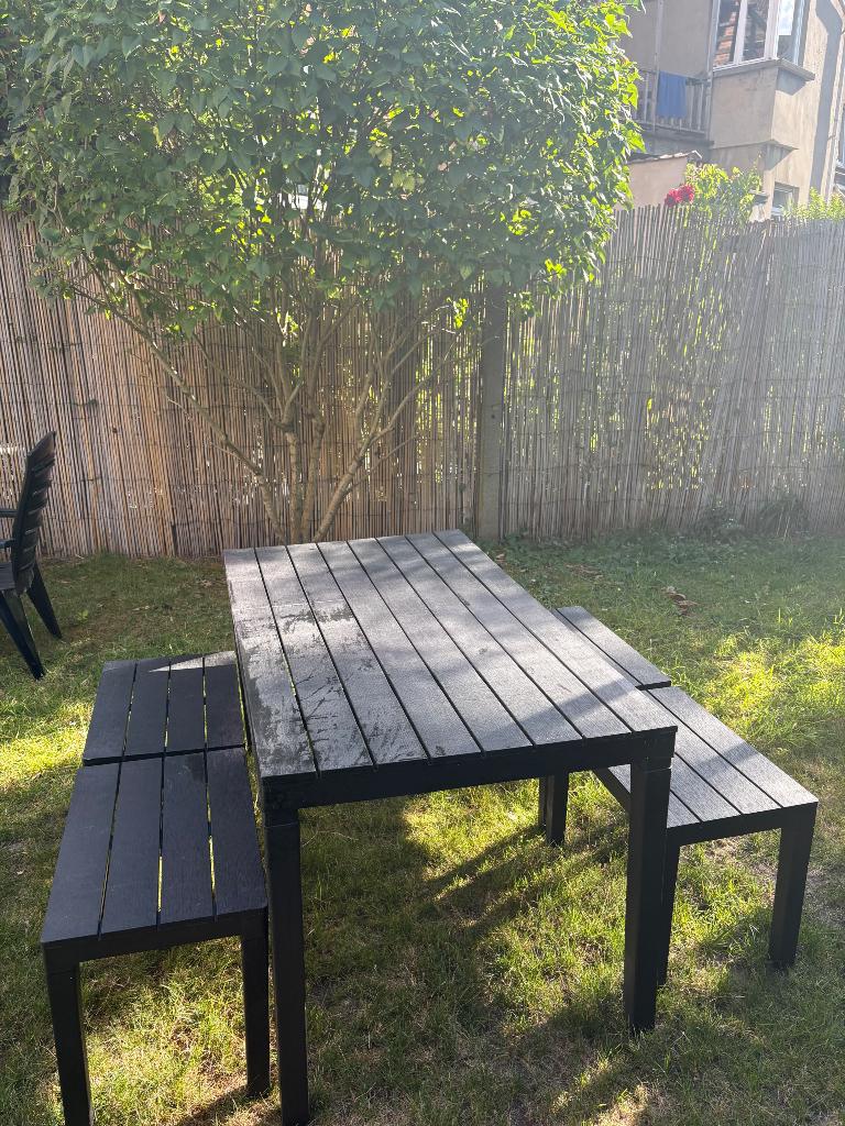 Ensemble jardin table et chaises comme neuf, Jardin & Terrasse, Enlèvement, Comme neuf