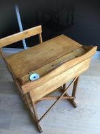 Schoolbank, Huis en Inrichting, Ophalen, Hout, Kinderbureau, Antiek