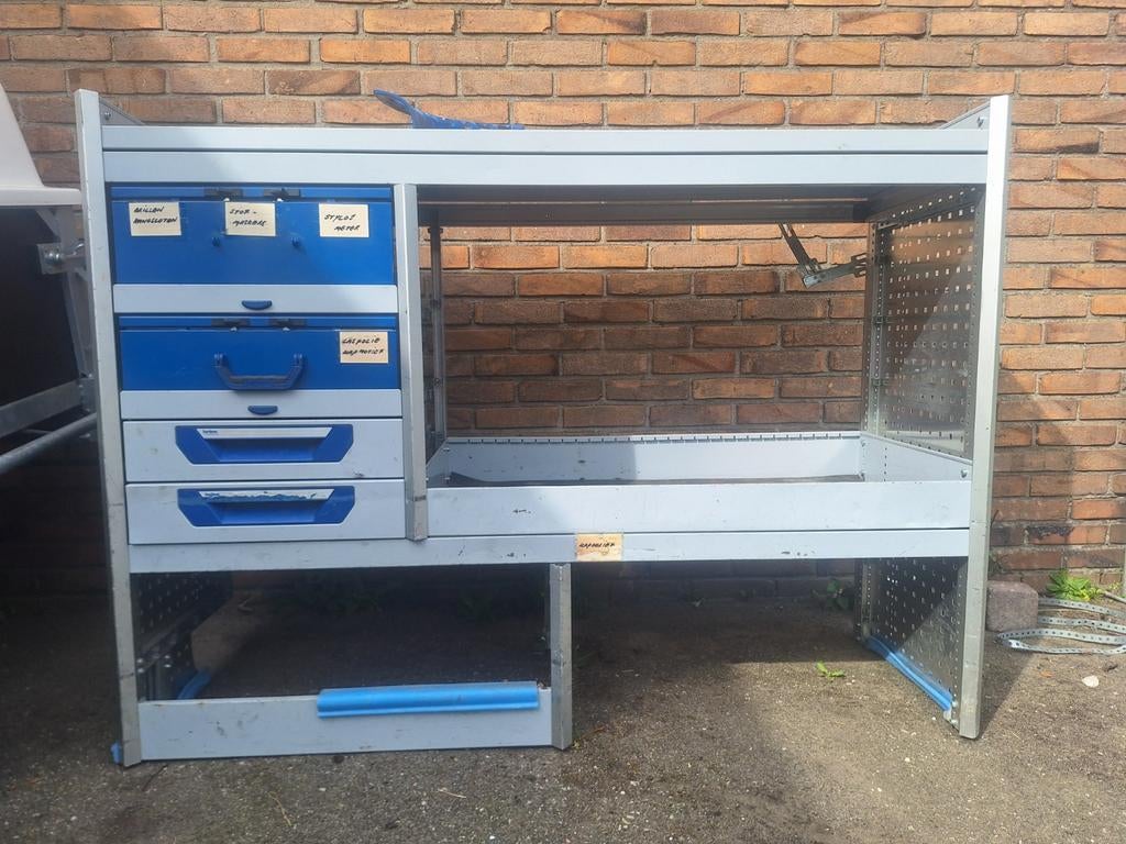 Sortimo bedrijfswagen rek. (150x50), Ophalen, Gebruikt, Aluminium