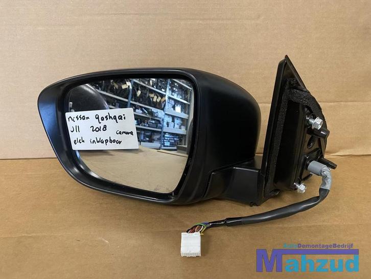 NISSAN QASHQAI 2 J11 Blauw Links spiegel met camera 2013-201, Auto-onderdelen, Spiegels, Nissan, Gebruikt