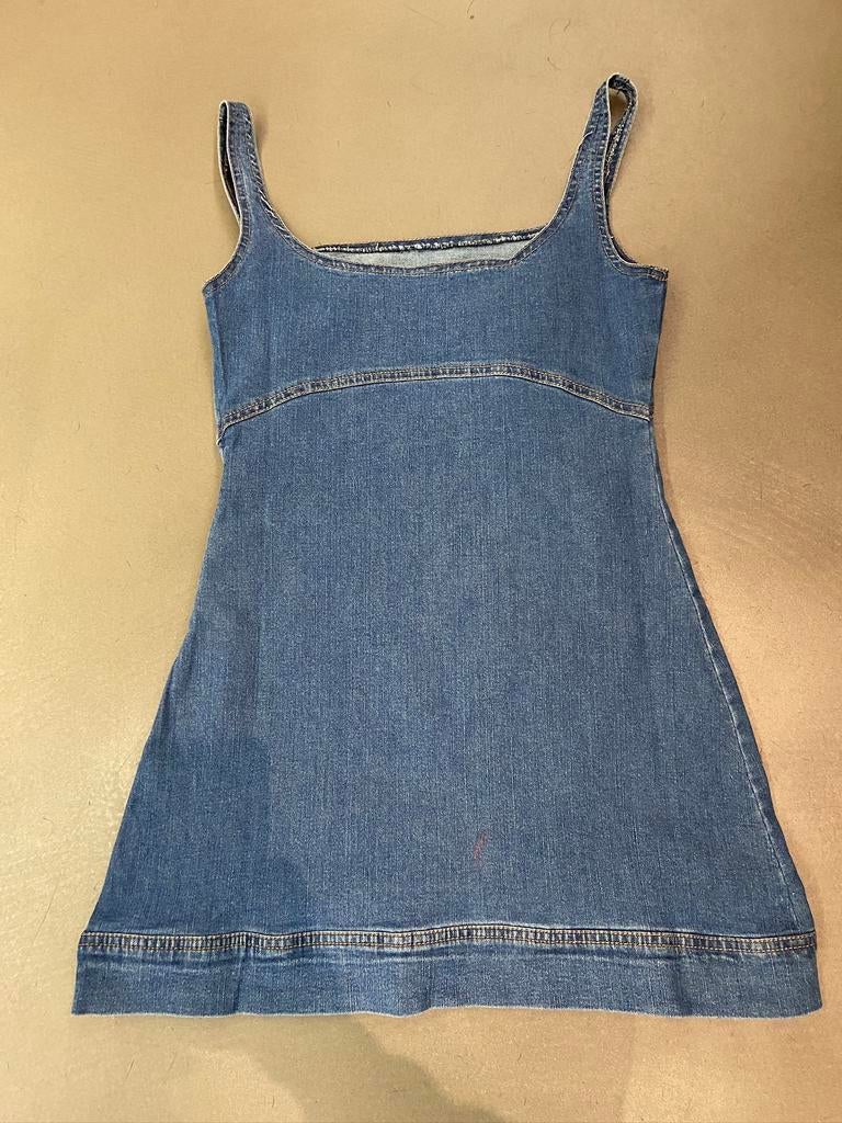 Jeans kleedje maat XS/S- nieuw, Blauw, Nieuw, Ophalen of Verzenden, Maat 34 (XS) of kleiner