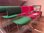 6 vintage designstoelen naar David Rowland's voor Howe 40/4, Ophalen, Gebruikt, Rood