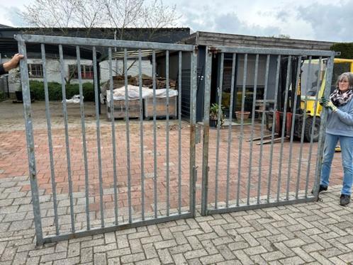 poort, Tuin en Terras, Tuinpoorten, Gebruikt, Draaipoort, IJzer, 150 tot 200 cm, 200 cm of meer, Ophalen