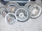 Set van 6 gekruiste achtervelgen van 17 en 18", Motoren, Gebruikt