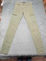 Kakigroene broek van Pieces - maat S, Taille 36 (S), Porté, Autres couleurs, Enlèvement ou Envoi