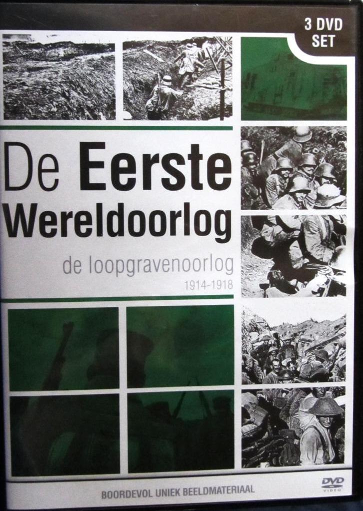 3 DVD'S OORLOG- DE EERSTE WERELDOORLOG- DE LOOPGRAVENOORLOG, Cd's en Dvd's, Dvd's | Actie, Zo goed als nieuw, Oorlog, Alle leeftijden