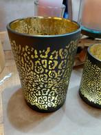 3 bougeoirs de meuble weba, Enlèvement, Neuf, Brun, Bougie