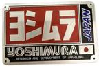 Yoshimura Japan aluminium Uitlaatplaatje, Envoi