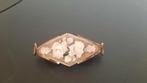 Antieke Art Deco broche resine met roosjes., Ophalen of Verzenden, Gebruikt