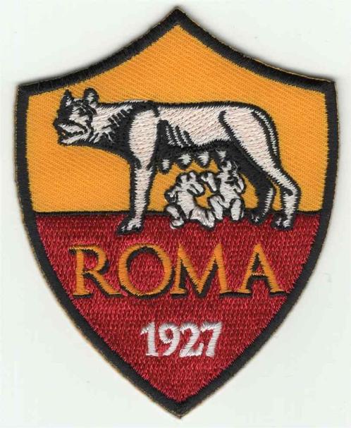 AS Roma stoffen opstrijk patch embleem, Verzamelen, Sportartikelen en Voetbal, Nieuw, Verzenden