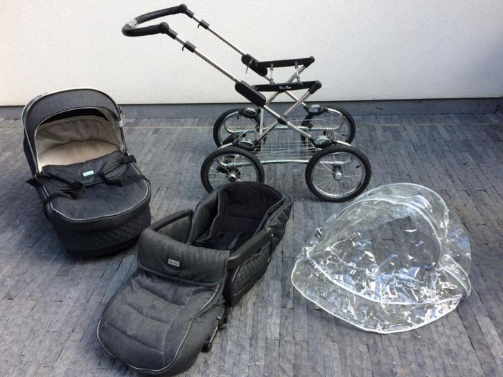 Silver Cross / Silvercross Sleepover kinderwagen/buggy, Kinderen en Baby's, Buggy's, Zo goed als nieuw, Duomodel, Regenhoes, Verstelbare rugleuning