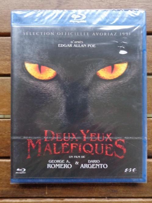 ) Bluray Deux Yeux Maléfiques // G.A. Romero / D. Argento (, Cd's en Dvd's, Blu-ray, Nieuw in verpakking, Horror, Ophalen of Verzenden