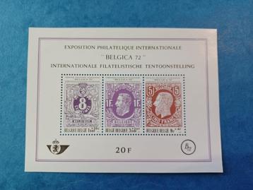 Postzegel BL 48 - Belgica 72