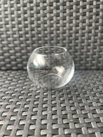Kleine ronde vaas | glazen bol, Minder dan 50 cm, Glas, Zo goed als nieuw, Overige kleuren