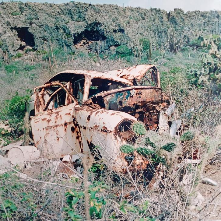 Blansjaar René autowrak 1, Antiek en Kunst, Kunst | Tekeningen en Fotografie, Ophalen of Verzenden