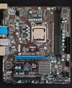 Carte mère   MSI  H61M-E33 (B3)   + cpu pentium    occasion., Informatique & Logiciels, Enlèvement ou Envoi, Intel