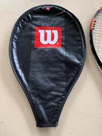 Wilson tennisracket met hoes, Sport en Fitness, Tennis, Racket, Gebruikt, Wilson, Ophalen of Verzenden